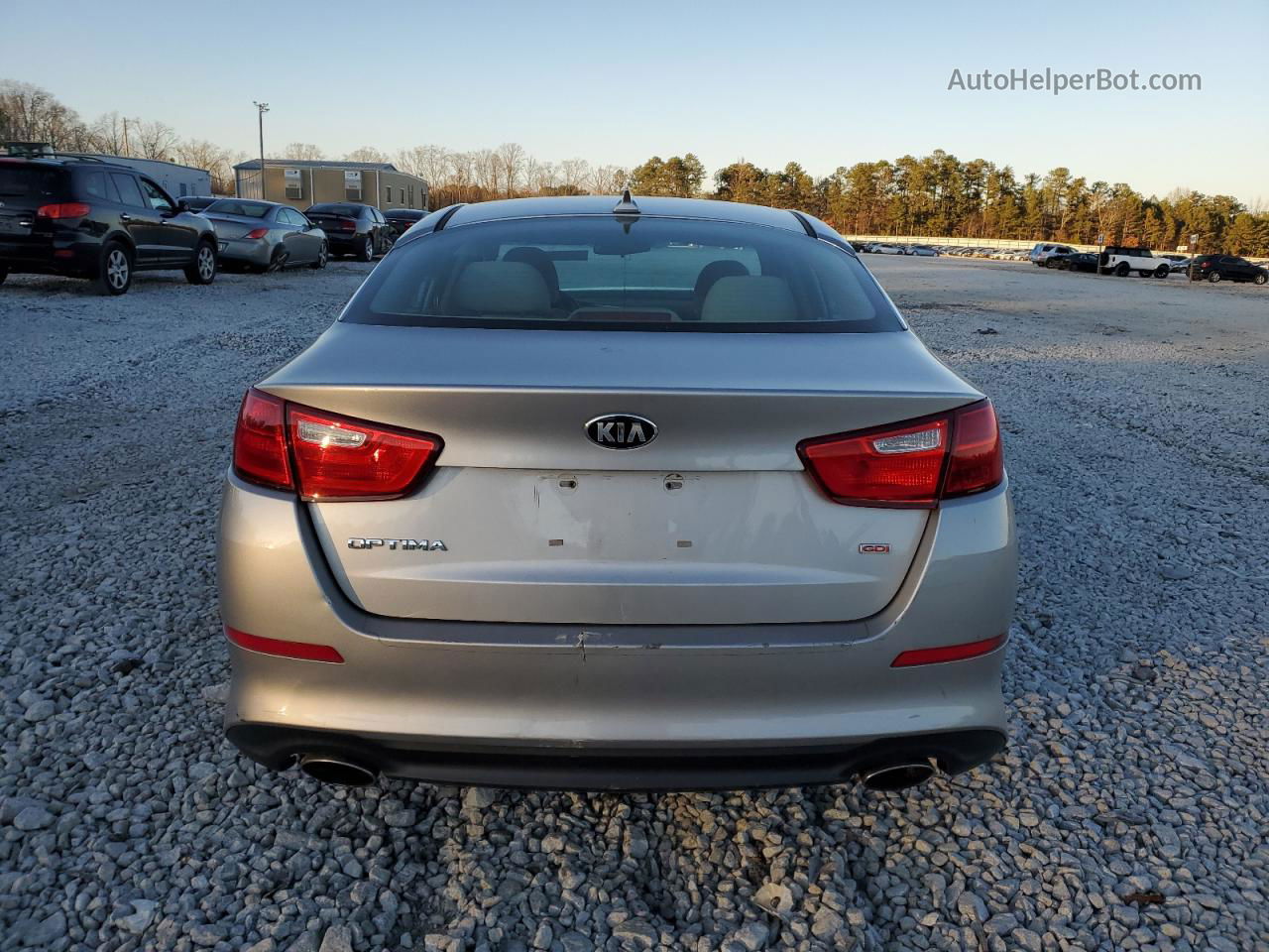 2015 Kia Optima Lx Silver vin: 5XXGM4A78FG394103