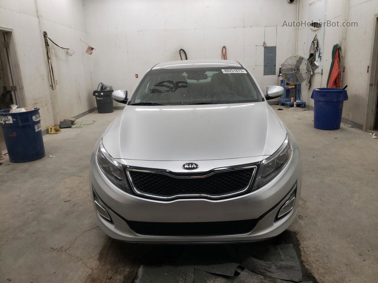 2015 Kia Optima Lx Silver vin: 5XXGM4A78FG430078