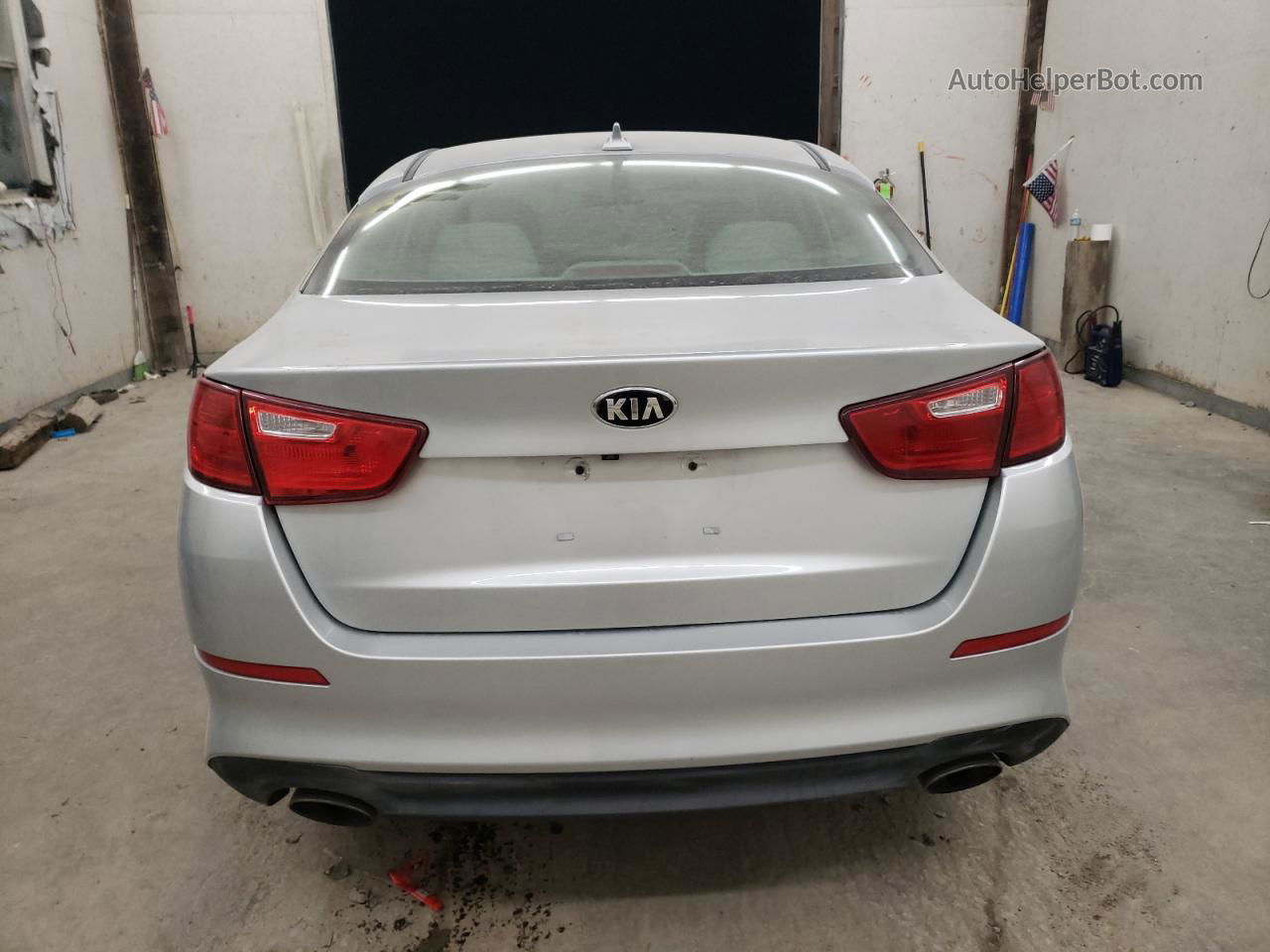 2015 Kia Optima Lx Silver vin: 5XXGM4A78FG430078