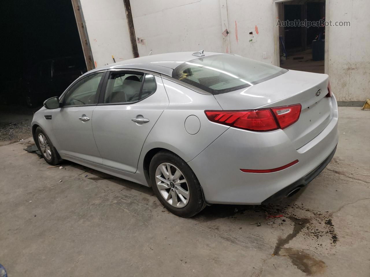 2015 Kia Optima Lx Silver vin: 5XXGM4A78FG430078