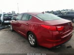 2015 Kia Optima Lx Red vin: 5XXGM4A78FG431067