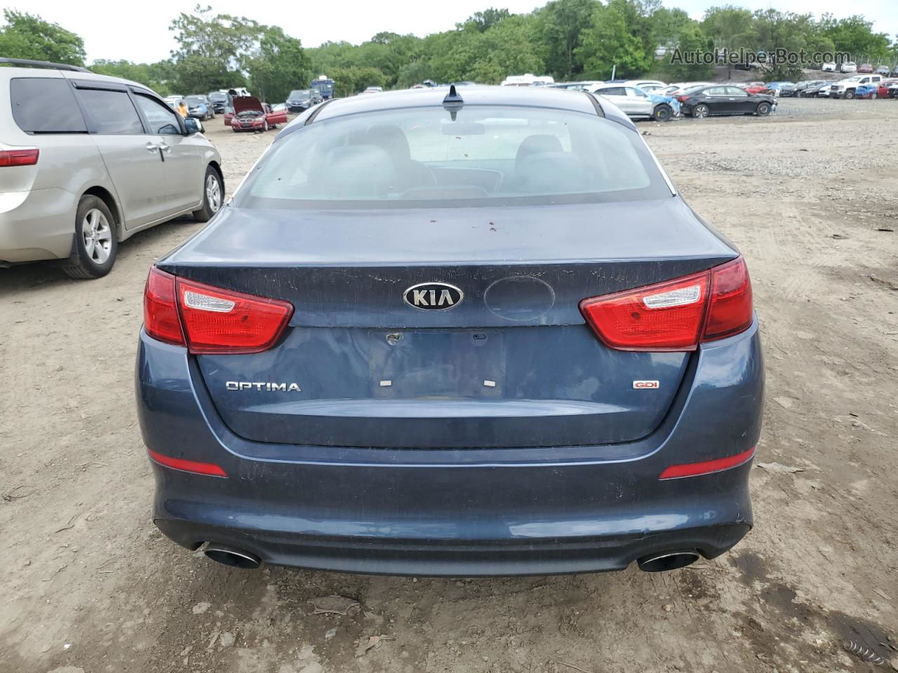 2015 Kia Optima Lx Blue vin: 5XXGM4A78FG438150