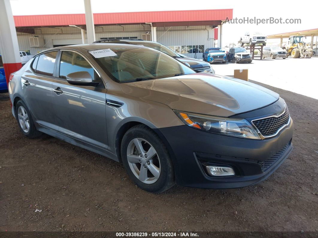 2015 Kia Optima Lx Brown vin: 5XXGM4A78FG457118