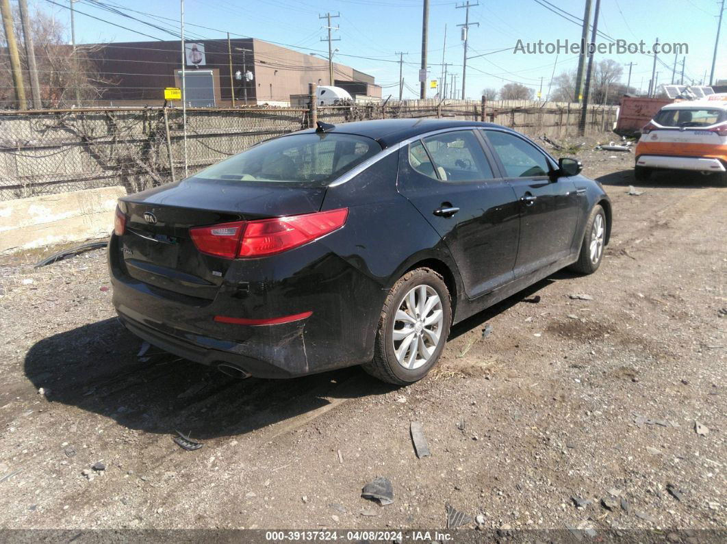 2015 Kia Optima Lx Black vin: 5XXGM4A78FG460438