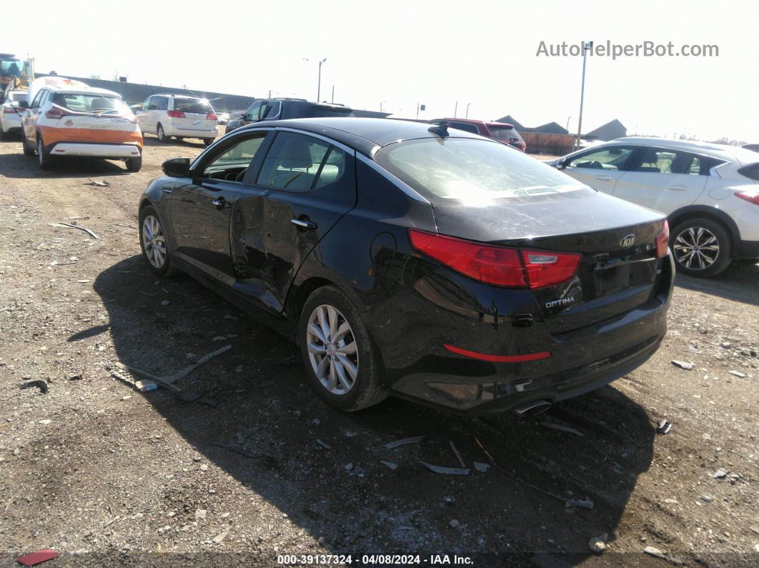 2015 Kia Optima Lx Black vin: 5XXGM4A78FG460438