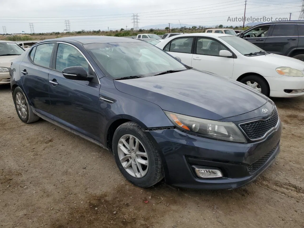 2015 Kia Optima Lx Blue vin: 5XXGM4A78FG465302