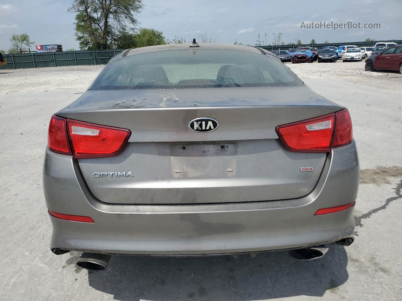 2015 Kia Optima Lx Серый vin: 5XXGM4A78FG486490