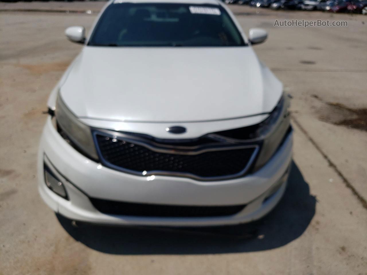 2014 Kia Optima Lx Белый vin: 5XXGM4A79EG274731