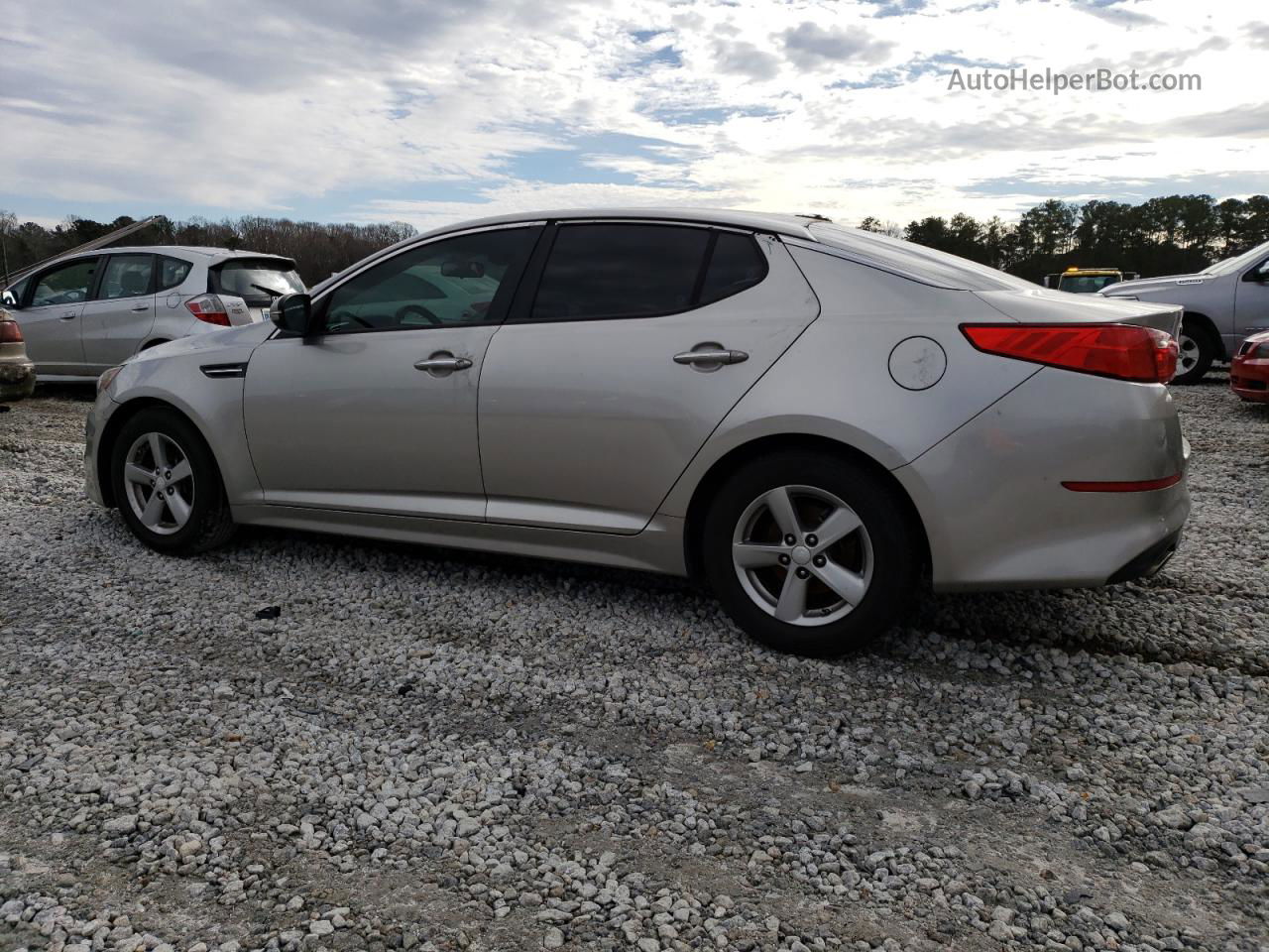 2014 Kia Optima Lx Бежевый vin: 5XXGM4A79EG300874