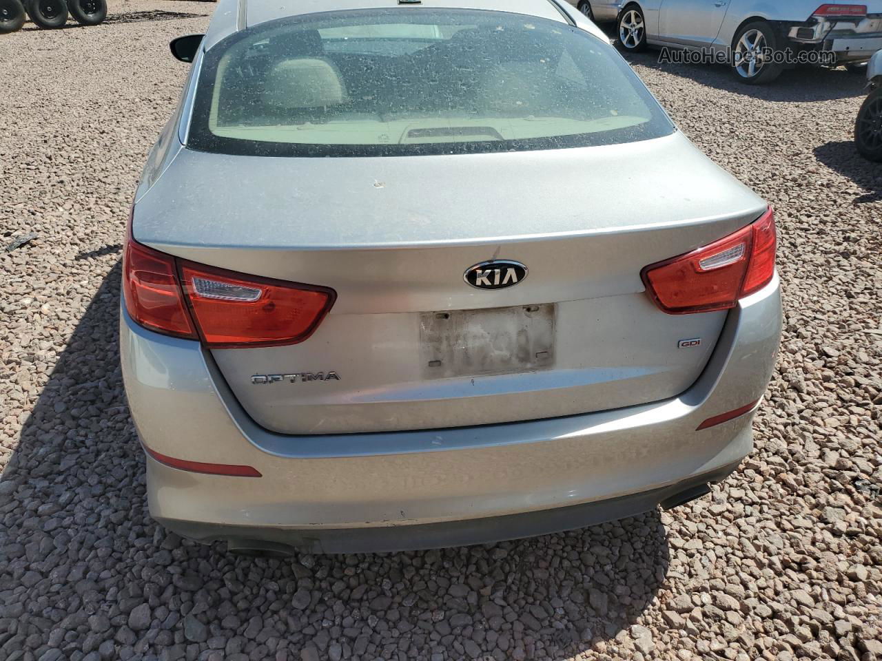 2014 Kia Optima Lx Серебряный vin: 5XXGM4A79EG313981