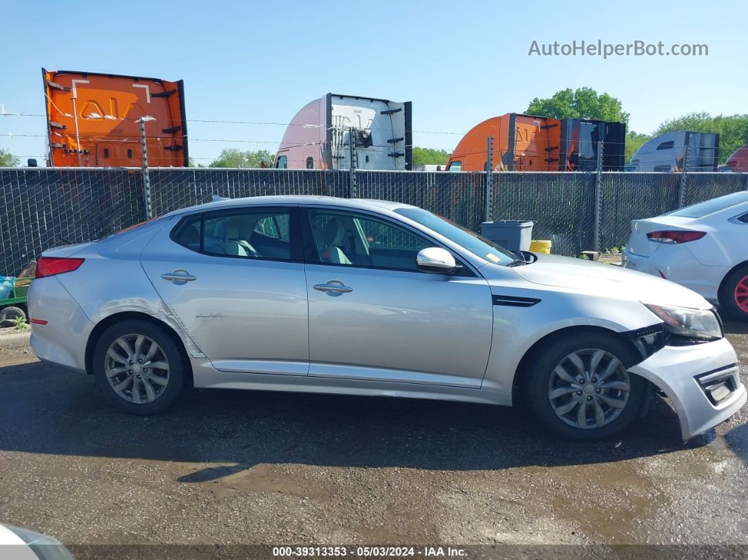 2014 Kia Optima Lx Silver vin: 5XXGM4A79EG315603