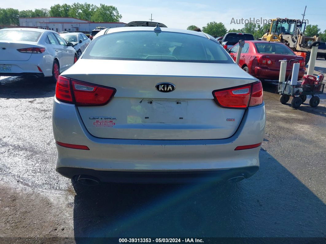 2014 Kia Optima Lx Silver vin: 5XXGM4A79EG315603