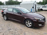 2014 Kia Optima Lx Maroon vin: 5XXGM4A79EG317223