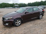 2014 Kia Optima Lx Maroon vin: 5XXGM4A79EG317223