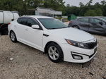 2014 Kia Optima Lx White vin: 5XXGM4A79EG330456