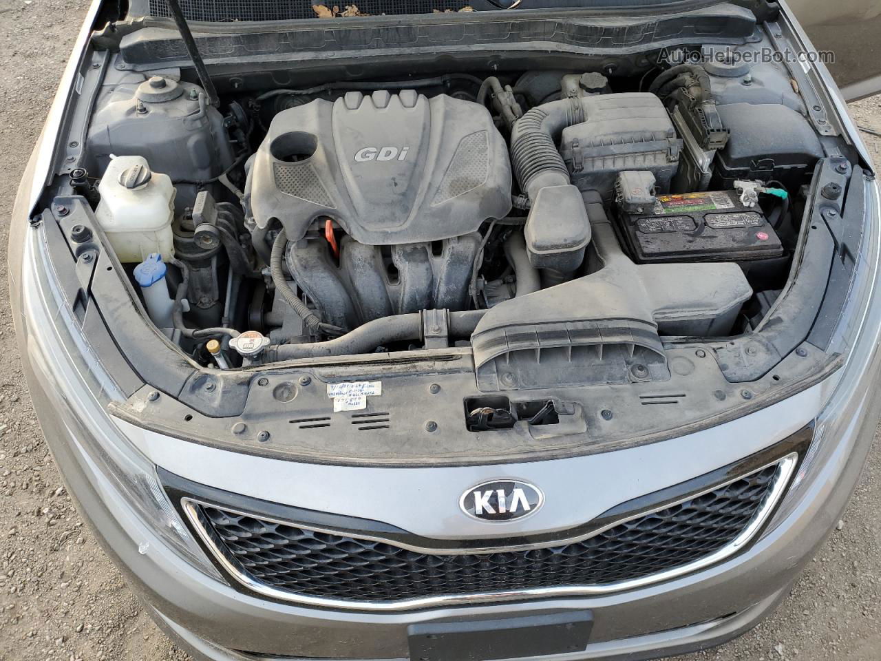 2014 Kia Optima Lx Серый vin: 5XXGM4A79EG341988