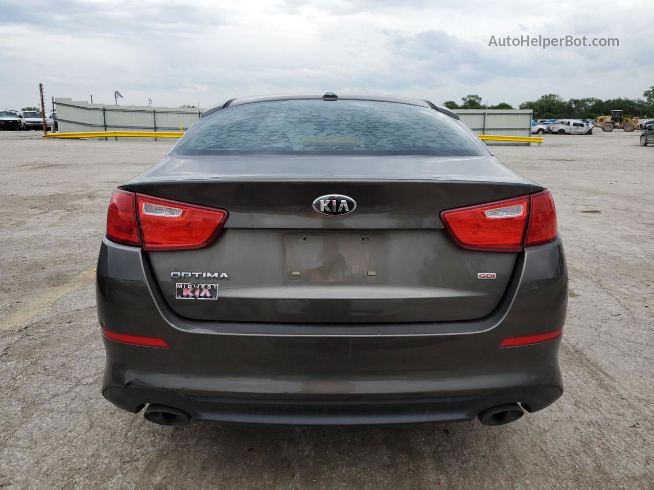 2014 Kia Optima Lx Gray vin: 5XXGM4A79EG346401