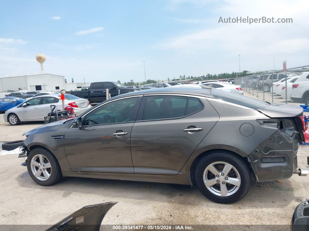 2014 Kia Optima Lx Brown vin: 5XXGM4A79EG346981