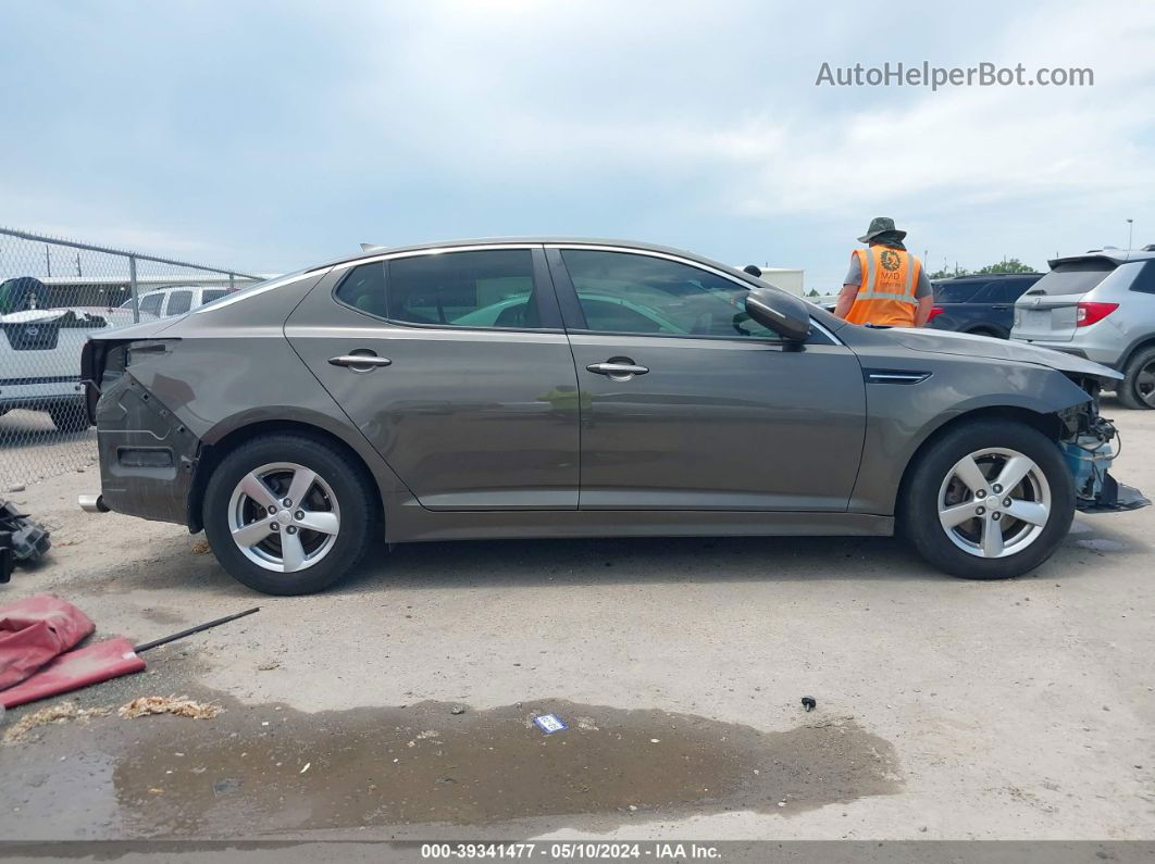 2014 Kia Optima Lx Brown vin: 5XXGM4A79EG346981