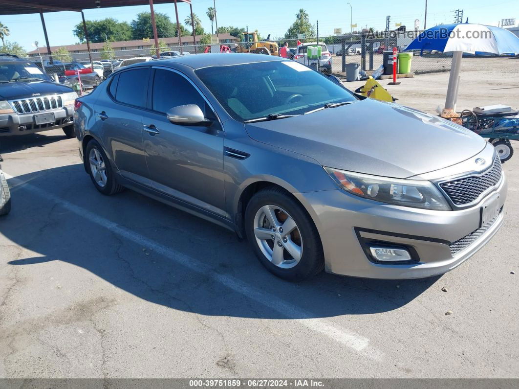 2015 Kia Optima Lx Серебряный vin: 5XXGM4A79FG381134