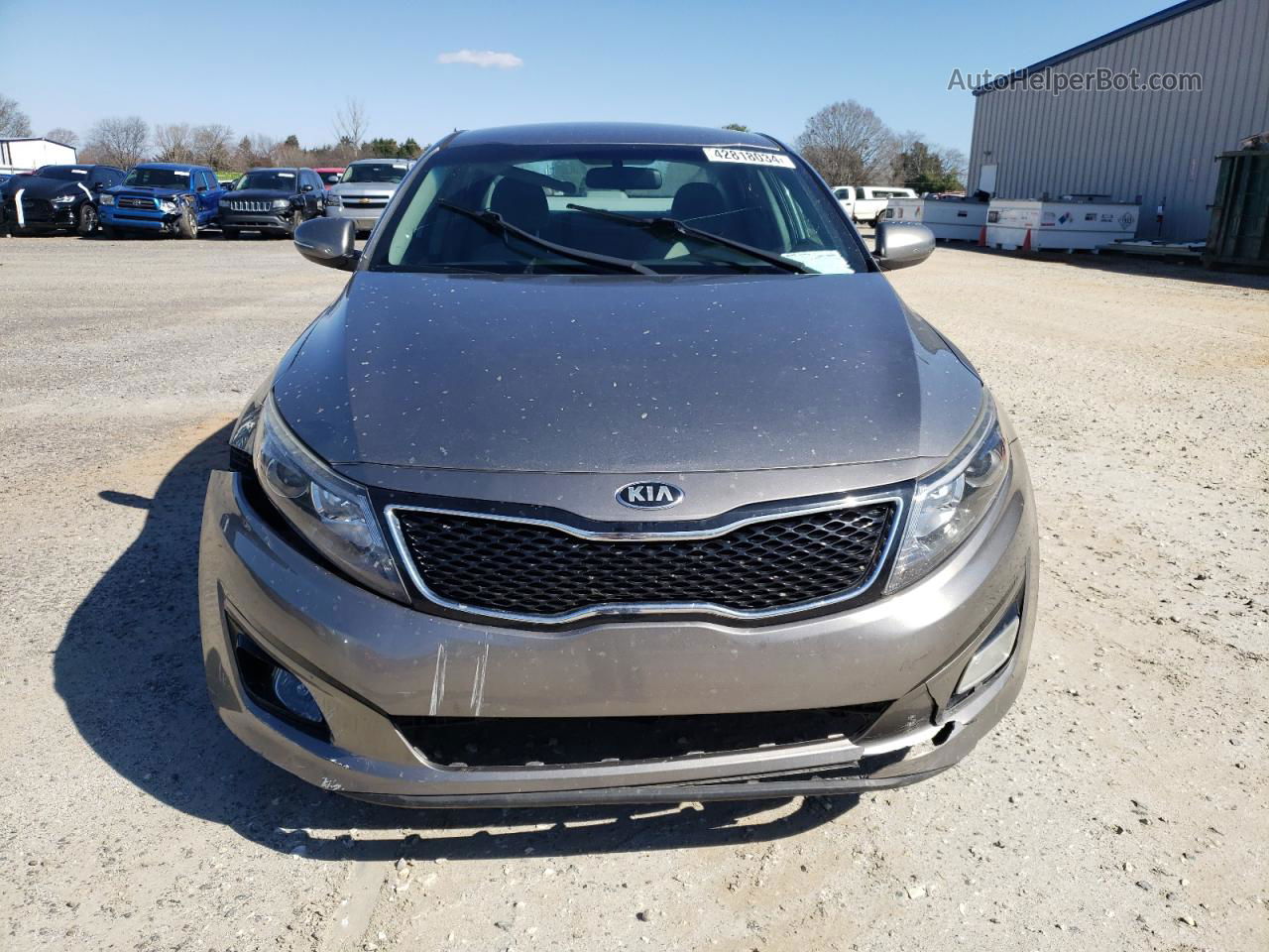 2015 Kia Optima Lx Желто-коричневый vin: 5XXGM4A79FG415072