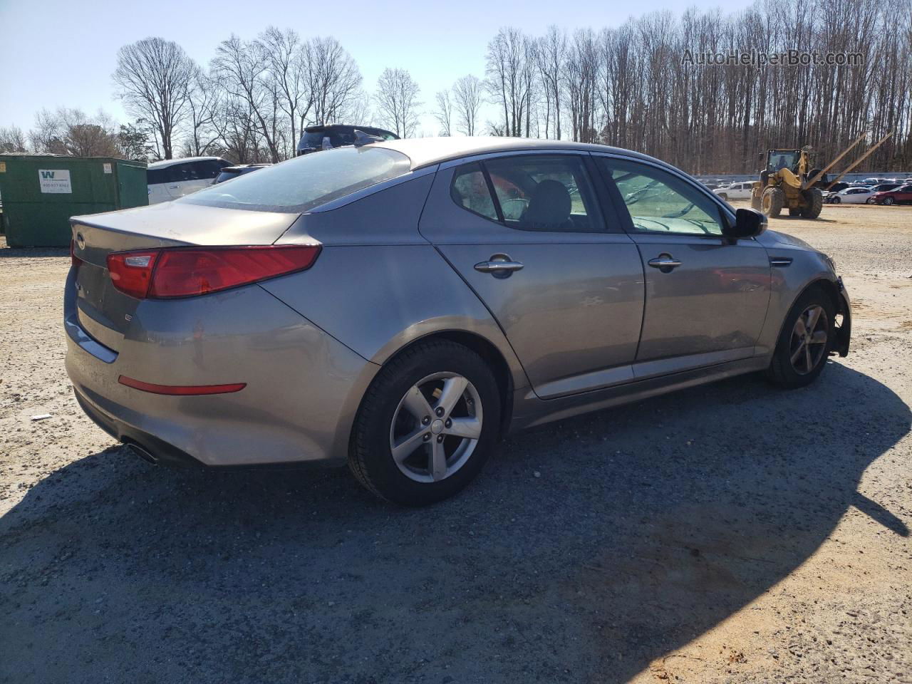 2015 Kia Optima Lx Желто-коричневый vin: 5XXGM4A79FG415072