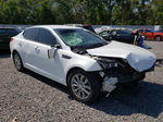 2015 Kia Optima Lx White vin: 5XXGM4A79FG443180