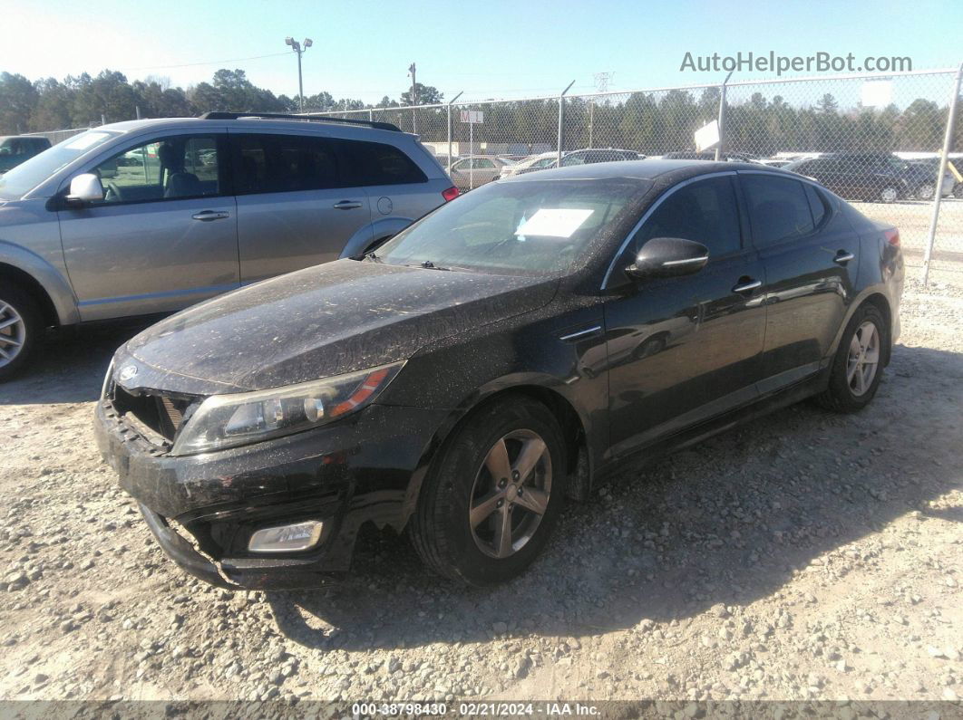 2015 Kia Optima Lx Черный vin: 5XXGM4A79FG466510