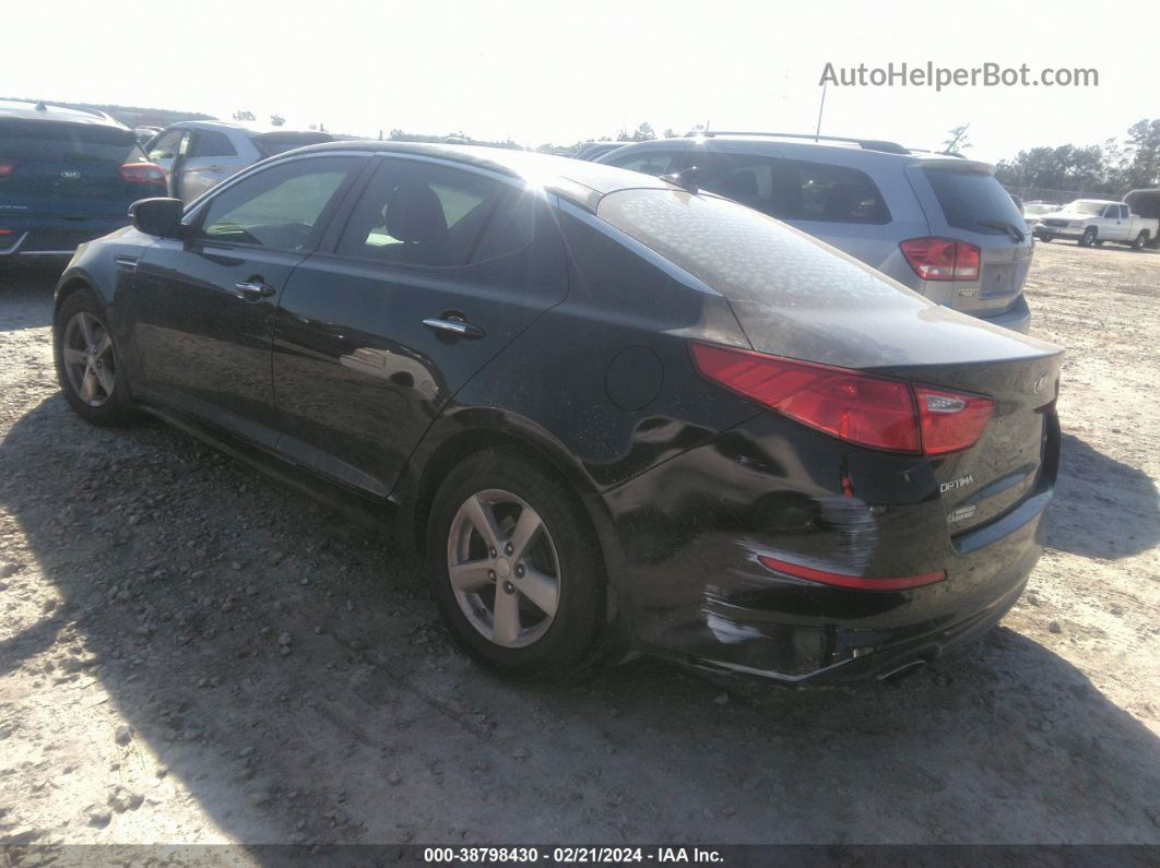 2015 Kia Optima Lx Black vin: 5XXGM4A79FG466510