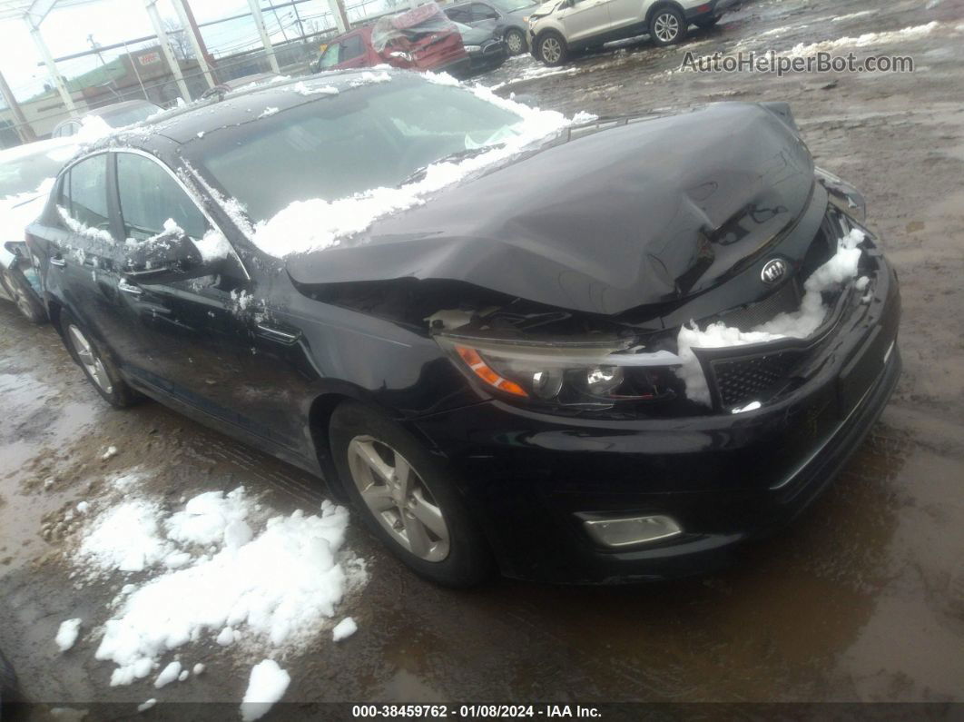 2015 Kia Optima Lx Черный vin: 5XXGM4A79FG475112