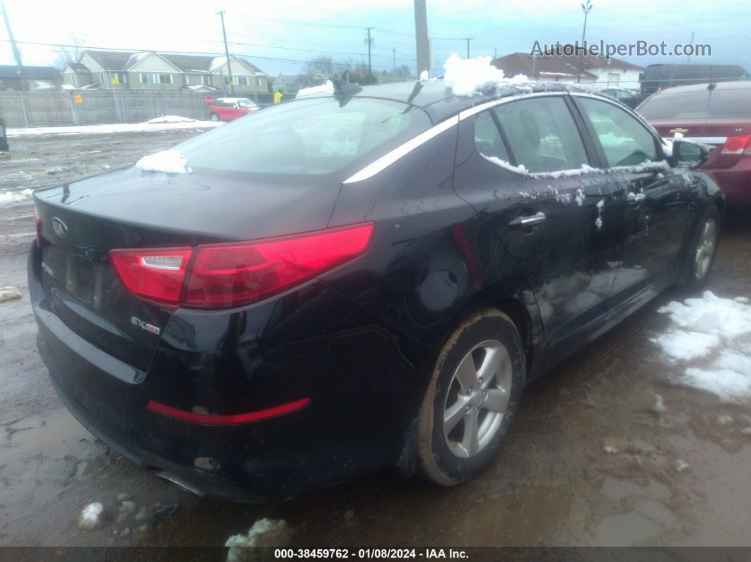 2015 Kia Optima Lx Черный vin: 5XXGM4A79FG475112