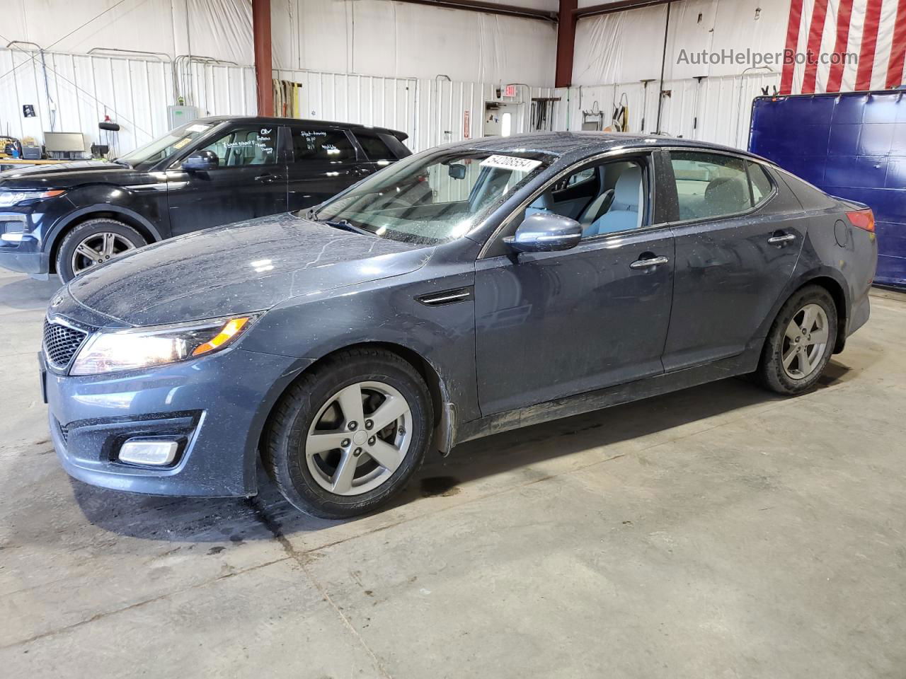 2015 Kia Optima Lx Blue vin: 5XXGM4A79FG479886