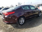 2013 Kia Optima Lx Burgundy vin: 5XXGM4A7XDG098531