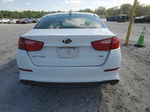 2014 Kia Optima Lx White vin: 5XXGM4A7XEG263060