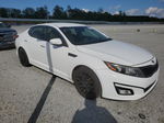 2014 Kia Optima Lx White vin: 5XXGM4A7XEG263060