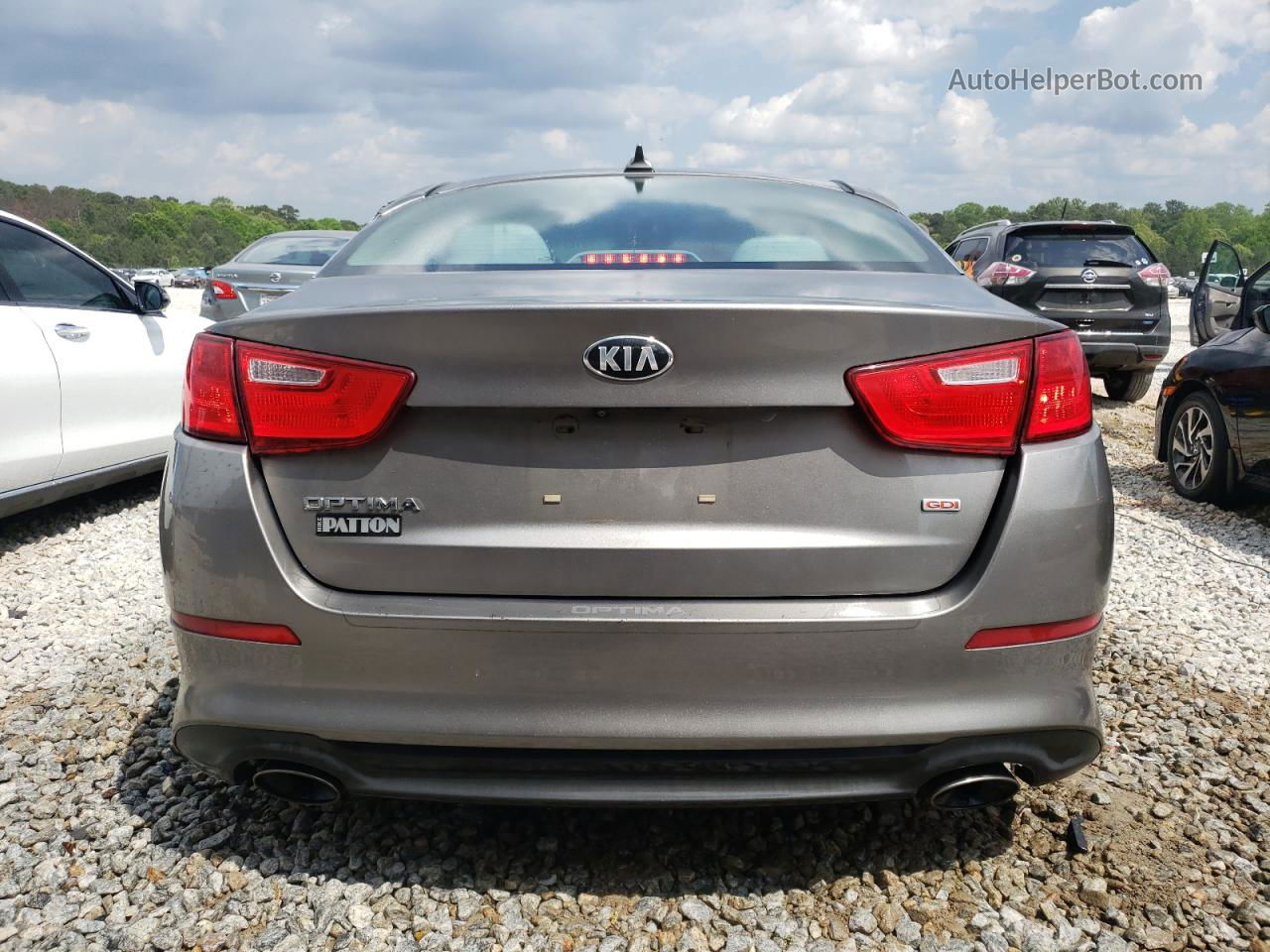 2014 Kia Optima Lx Silver vin: 5XXGM4A7XEG294535