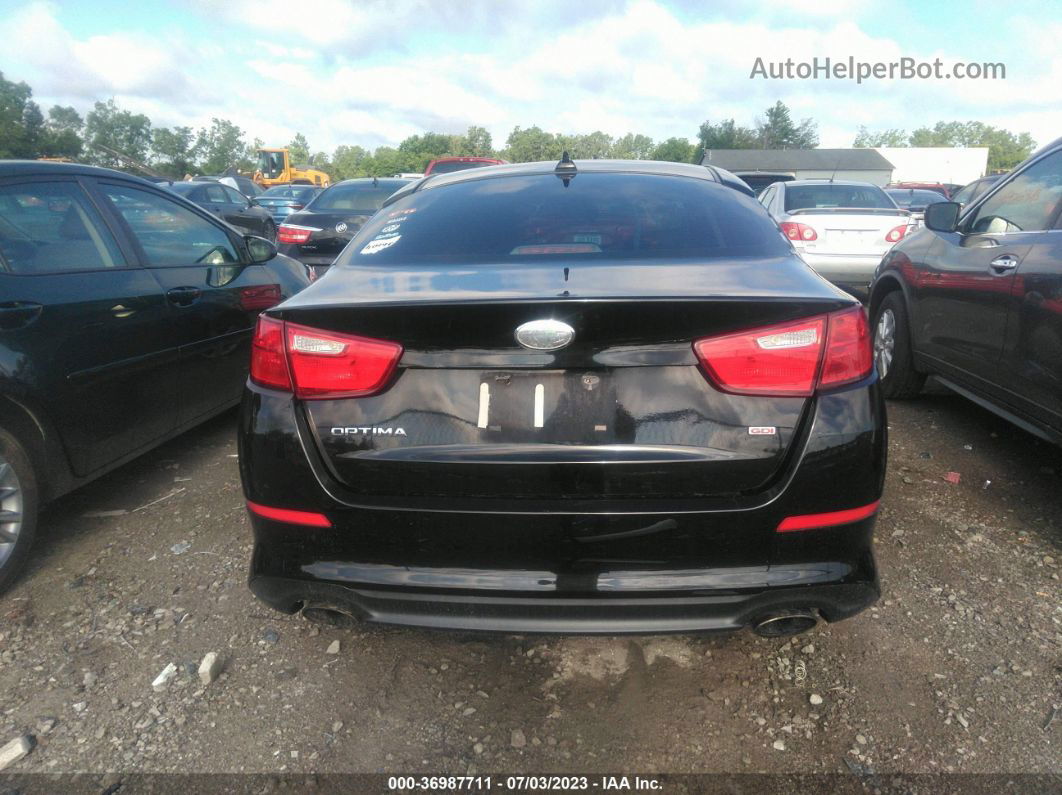 2014 Kia Optima Lx Черный vin: 5XXGM4A7XEG296351