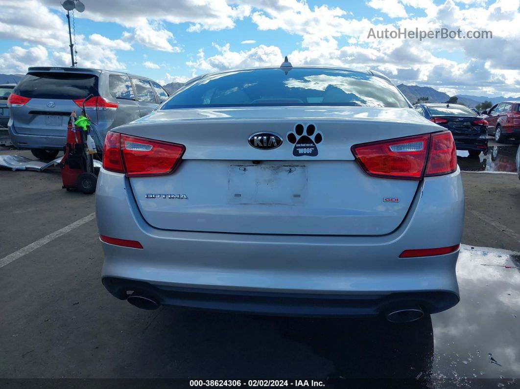 2014 Kia Optima Lx Серебряный vin: 5XXGM4A7XEG304464