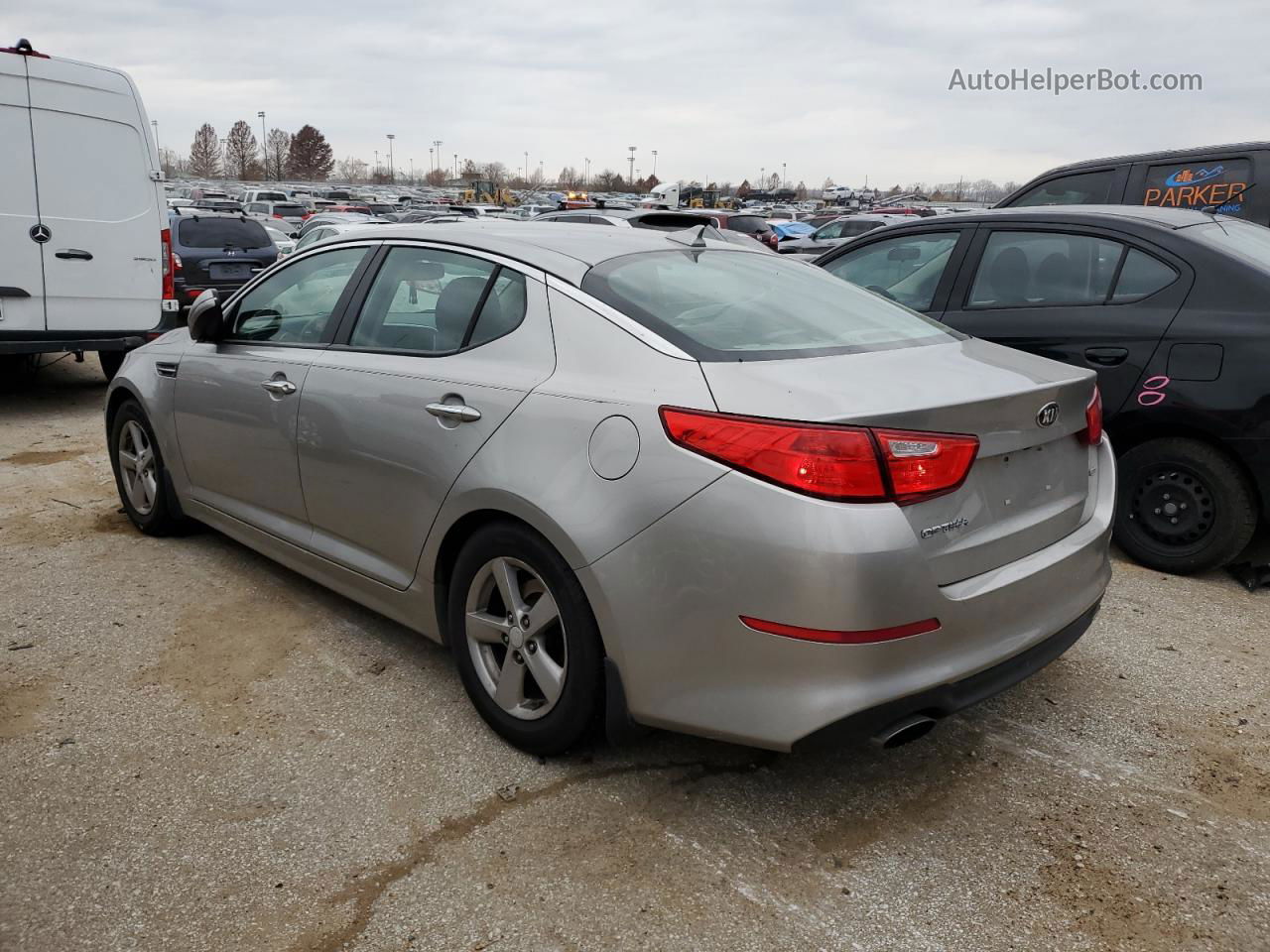 2014 Kia Optima Lx Gray vin: 5XXGM4A7XEG313973