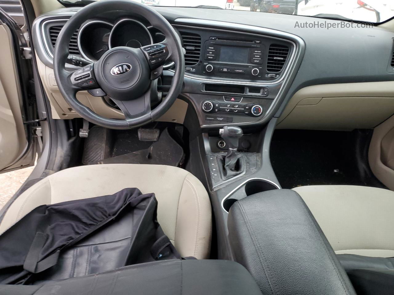 2014 Kia Optima Lx Серый vin: 5XXGM4A7XEG313973