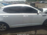 2014 Kia Optima Lx White vin: 5XXGM4A7XEG343779