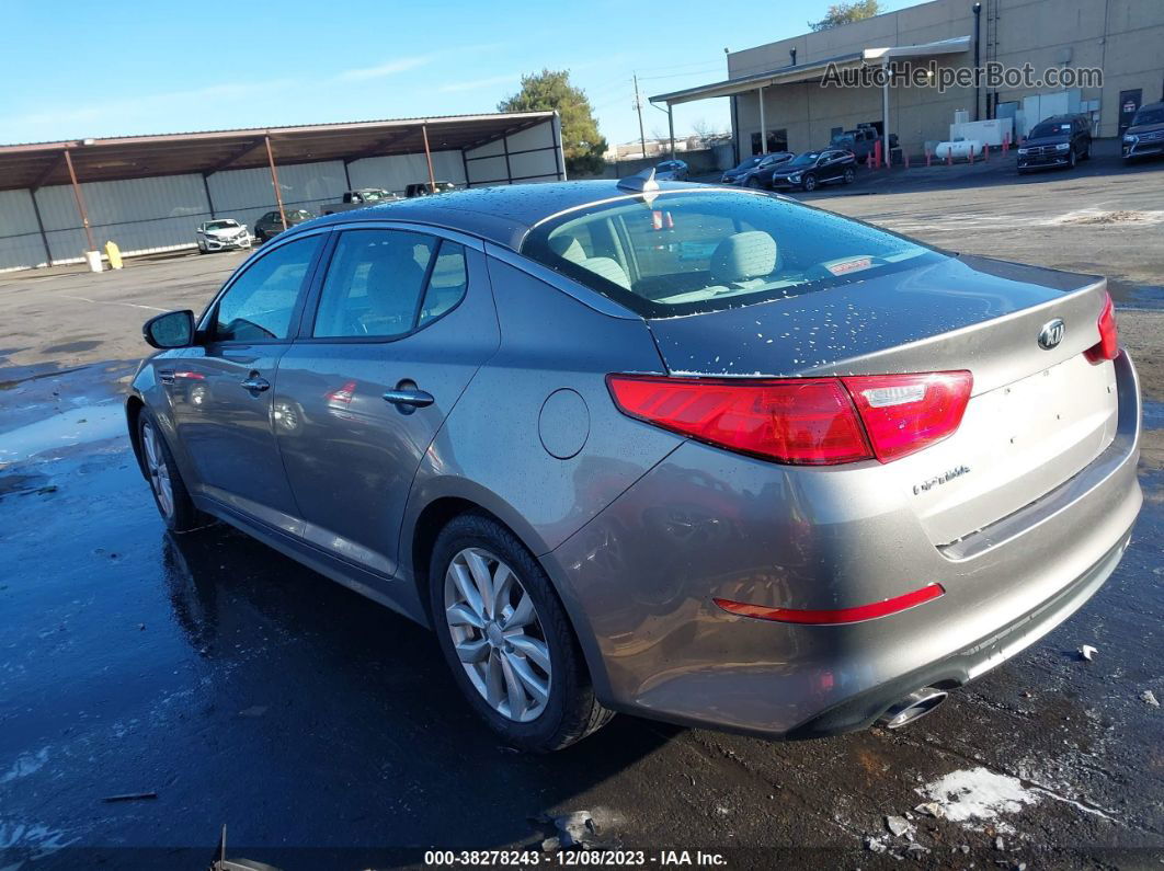 2014 Kia Optima Lx Gray vin: 5XXGM4A7XEG345239