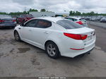 2014 Kia Optima Lx White vin: 5XXGM4A7XEG350585