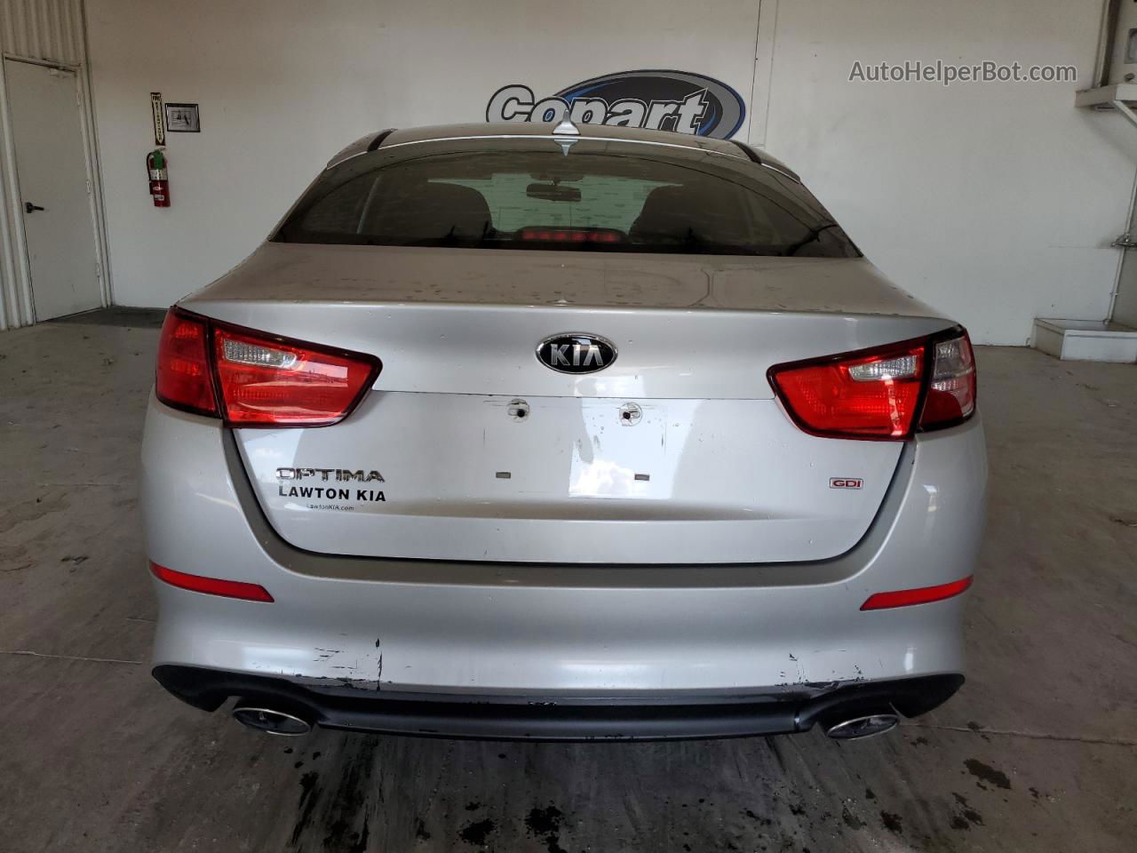 2015 Kia Optima Lx Silver vin: 5XXGM4A7XFG381336