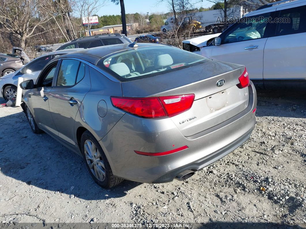 2015 Kia Optima Lx Silver vin: 5XXGM4A7XFG396547