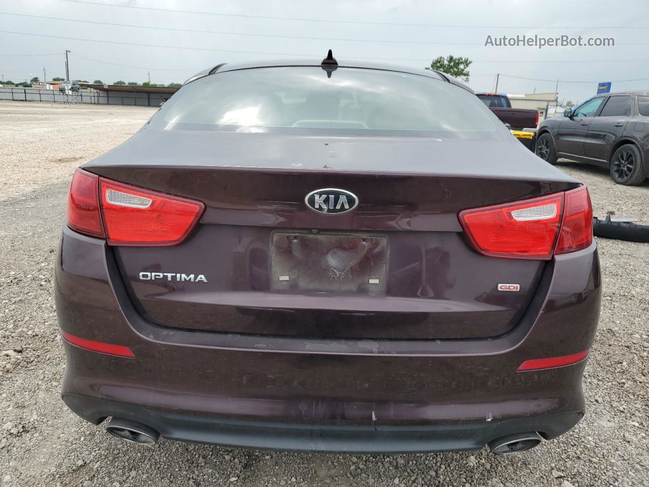 2015 Kia Optima Lx Фиолетовый vin: 5XXGM4A7XFG397312