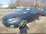 2015 Kia Optima Lx Blue vin: 5XXGM4A7XFG404307