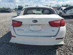 2015 Kia Optima Lx White vin: 5XXGM4A7XFG448887