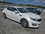 2015 Kia Optima Lx White vin: 5XXGM4A7XFG448887