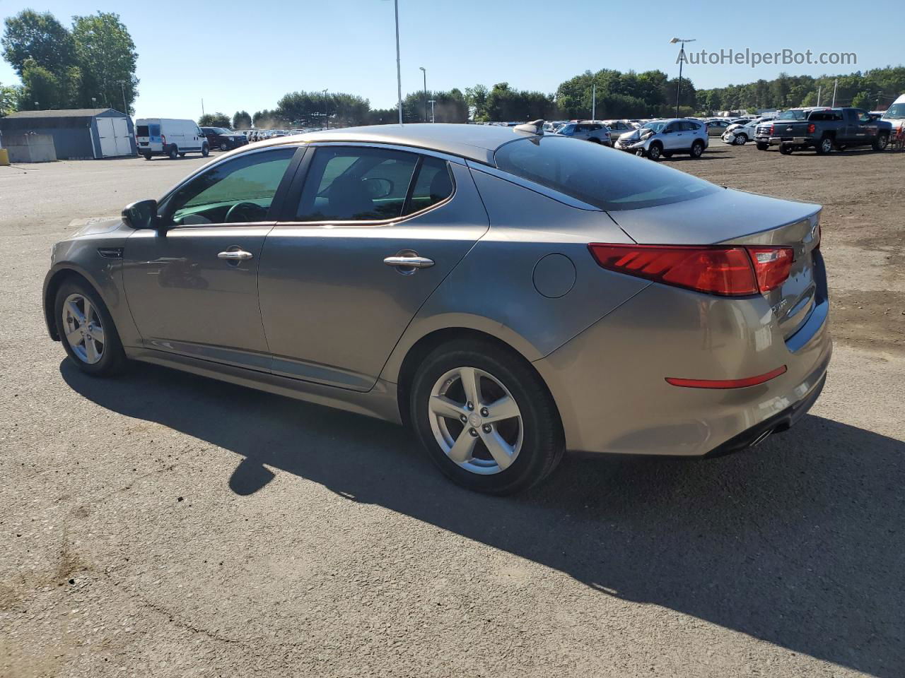 2015 Kia Optima Lx Beige vin: 5XXGM4A7XFG469061